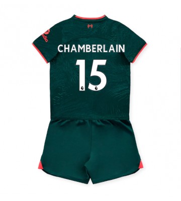 Liverpool Chamberlain #15 Tredjedraktsett Barn 2022-23 Kortermet (+ Korte bukser)